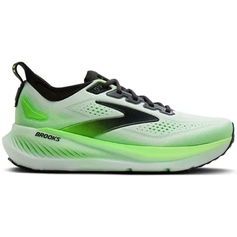 Męskie buty do biegania Brooks Glycerin 23 – White/Phantom/Green Gecko