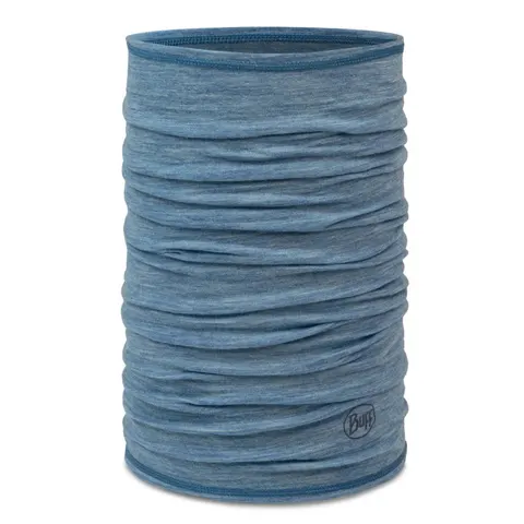 Chusta Buff Merino Lightweight Neckwear - Solid Lake Blue