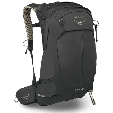 Męski plecak turystyczny Osprey Stratos 24 – Raven Black