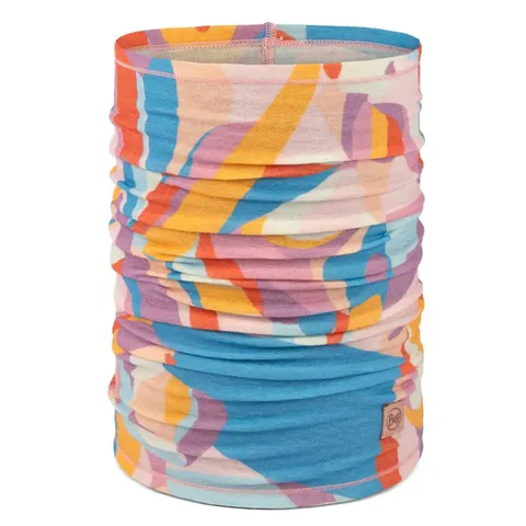 Chusta Buff Merino Lightweight Prints Neckwear - Lagua Pink