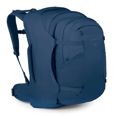 Męski plecak podróżny Osprey Farpoint 55 – Antique Blue