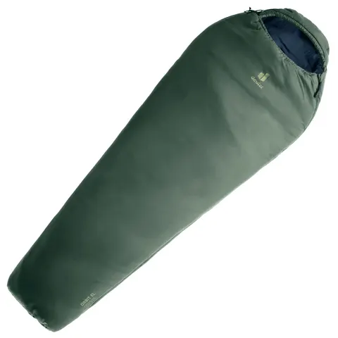 Dwusezonowy śpiwór dla wysokich Deuter Orbit EL 0C/32F - Ivy-Ink