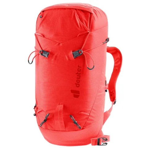 Lekki plecak wspinaczkowy Deuter Guide Lite 24 – Poppy-Crimson