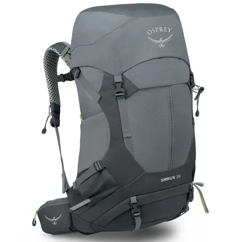 Dwukomorowy plecak damski Osprey Sirrus 36 – Medium Grey
