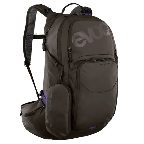 Duży plecak rowerowy Evoc Explorer PRO 30 - Coffee