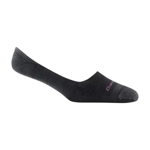 Darn Tough Women's Solid No Show Invisible Lightweight Lifestyle Socks – Black