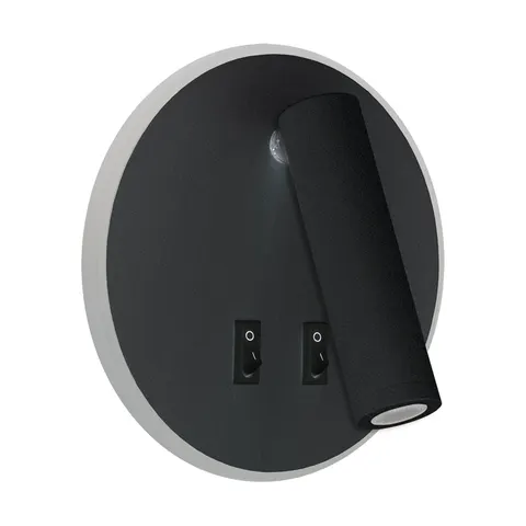 Kinket do sypialni OTELLO LED C 6W+3W BLACK