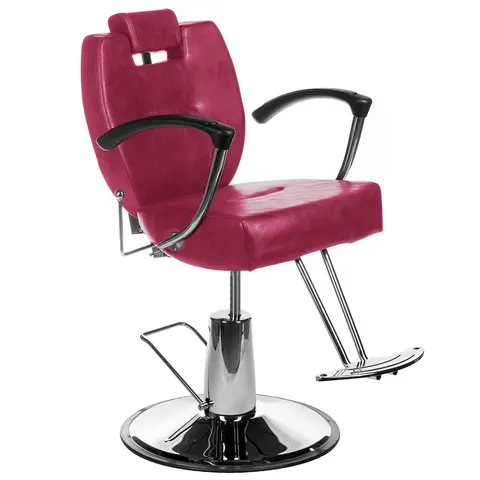 Fotel barberski HEKTOR BH-3208 Wiśniowy