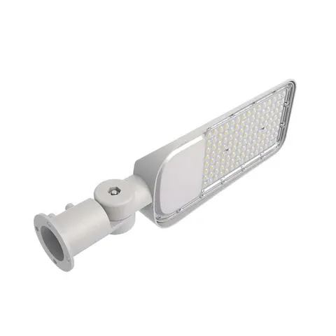 Lampa uliczna led 230v 150W 20250lm z regulowanym uchwytem, barwa swiatła neutralna biel 4000K, obudowa szara IP65, 5 lat gwar, Chip SAMSUNG; 2120428 V-TAC
