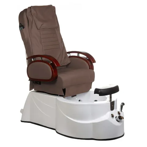 Fotel do pedicure z masażem BR-3820D Brązowy