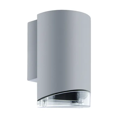 Nowoczesny kinket elewacyjny KASJAN GU10 C GREY
