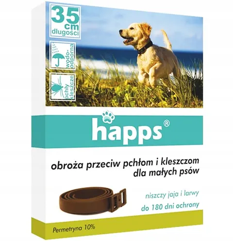 OBROŻA ODSTRASZAJĄCA PCHŁY KLESZCZE DLA PSA 35cm