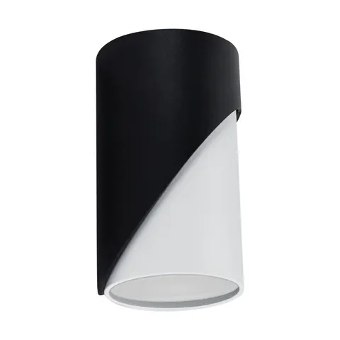 Lampa sufitowa tuba okrągła ZEBRA DWL GU10 BLACK/WHITE
