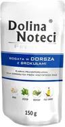 MOKRA KARMA DLA PSA SASZETKA DOLINA NOTECI PREMIUM DORSZ Z BROKUŁAMI 150g