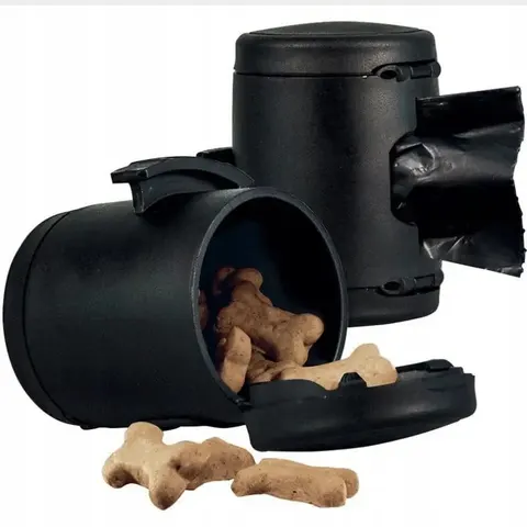 Flexi MULTI BOX Pojemnik na worki smakołyki CZARNY