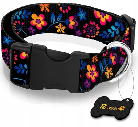 REVERSE SOLIDNA OBROŻA MOCNA PARCIANA DO PSA REGULOWANA 35-55cm L