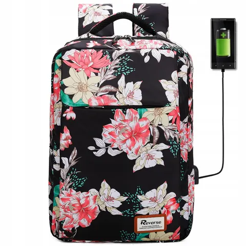 Reverse PLECAK do laptopa Torba na LAPTOP USB 15,6