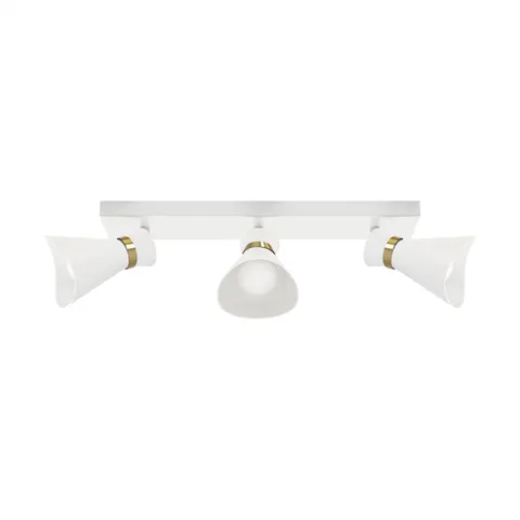 Oprawa ścienno-sufitowa LORETA SPT E14 3L WHITE/GOLDEN