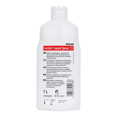 Incidin Liquid Spray do dezynfekcji Ecolab 1l