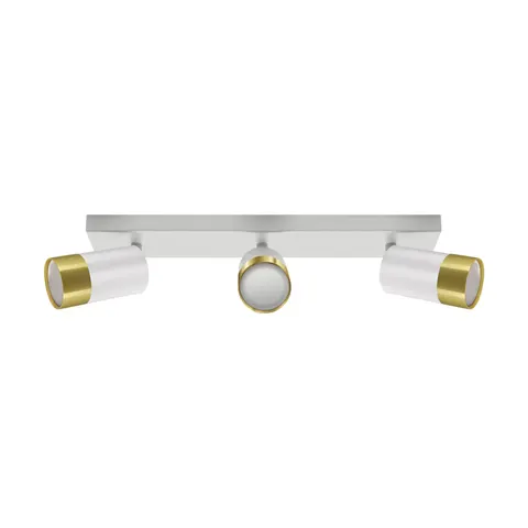 Oprawa ścienno-sufitowa PUZON SPT GU10 3L WHITE/GOLDEN