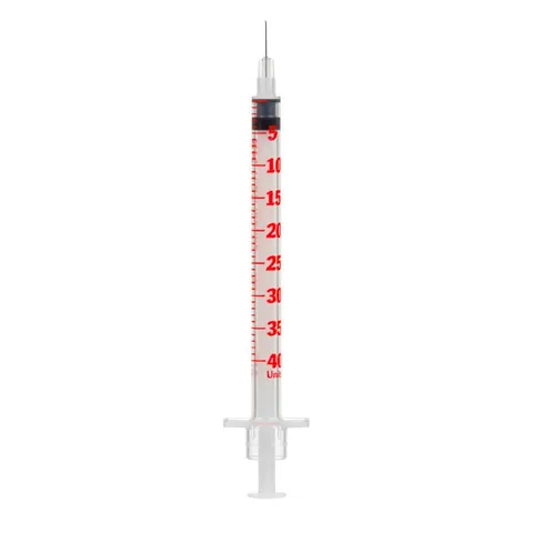 Strzykawka insulinowa 1ml U-40 z igłą 0,3x8mm 30G a'100szt BD