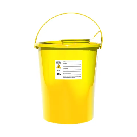 Pojemnik Na Odpady Żółty Intergos - 10 L