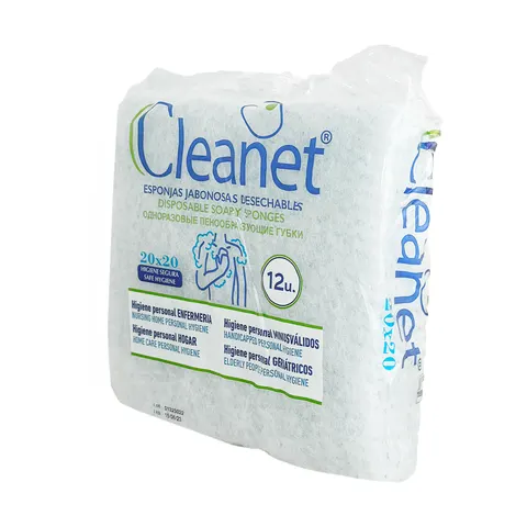 Myjka higieniczna nasączona 20x20cm 12szt Cleanet