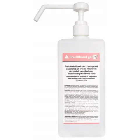 Sterillhand Gel 1l do dezynfekcji skóry rąk z pompką Alpinus