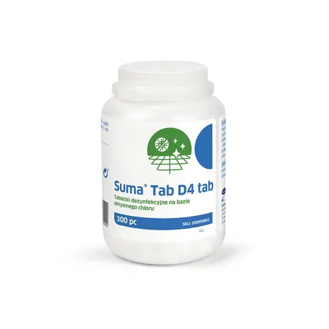 Suma Tab D4 tabletki chlorowe do dezynfekcji powierzchni 2,7g a'300szt Medilab