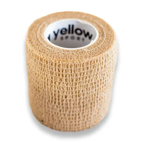 Bandaż kohezyjny samoprzylepny 5cmx4,5m cielisty 1szt YELLOWBAND Zarys