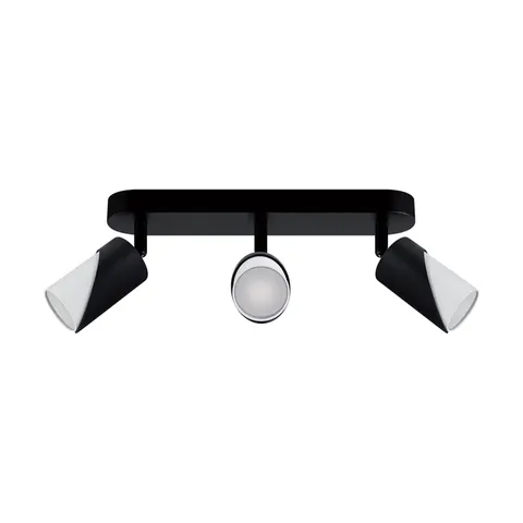 Oprawa ścienno-sufitowa ZEBRA SPT GU10 3L BLACK/WHITE