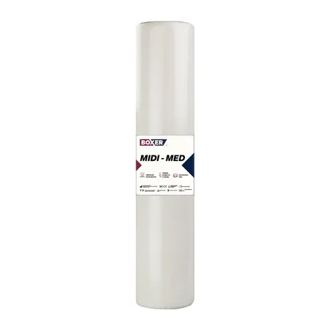 Podkład celulozowy podfoliowany 1-warstwowy MIDI-MED biały 60x50x50m