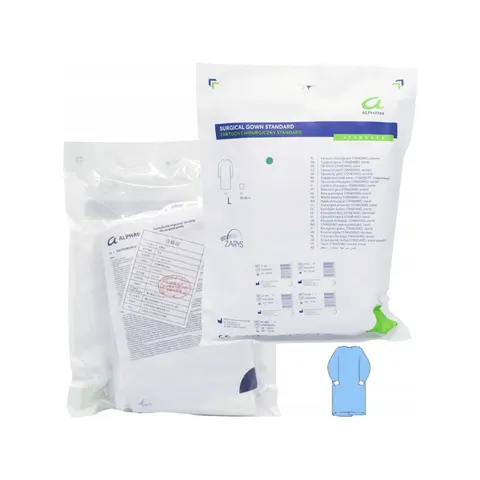Fartuch chirurgiczny L 2 ręczniki ALPHAtex Standard Zarys