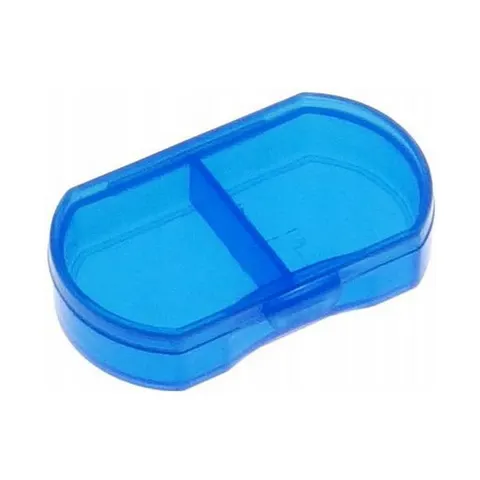 Pudełko na Leki - Mini Organizer Podróżny Dwie Przegródki
