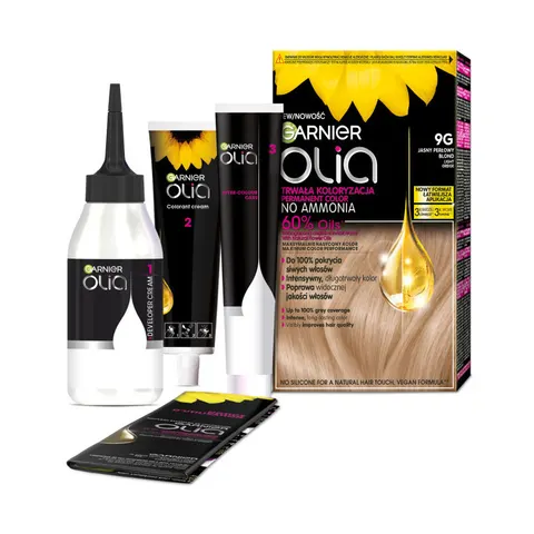 Garnier Olia farba do włosów 9G Jasny Perłowy Blond