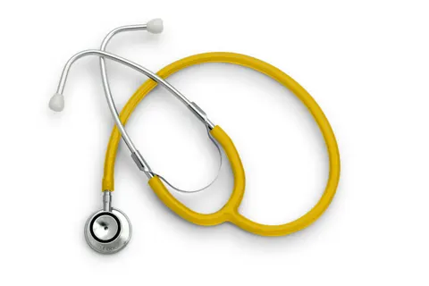 Stetoskop LD Prof - II pediatryczny żółty dwugłowicowy