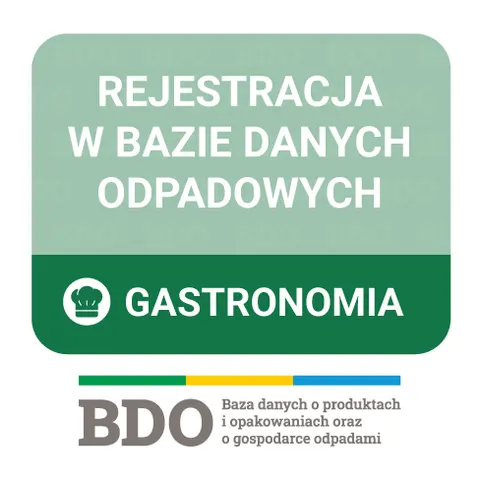Usługa rejestracji BDO - gastronomia