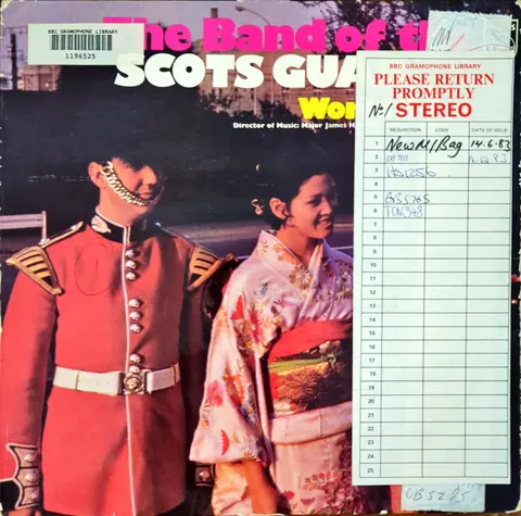 The Band of the Scots Guards: World Tour LP 6308068 PHILIPS EX