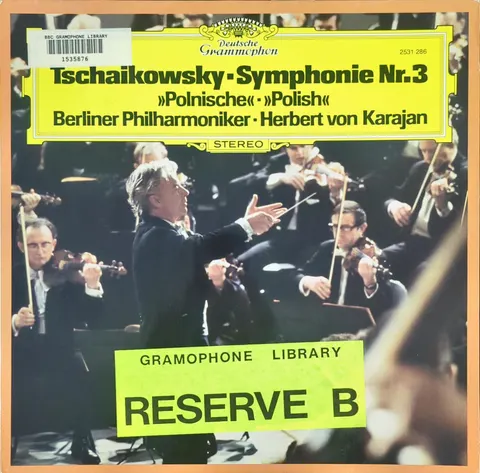 Herbert von Karajan: Symphonie Nr. 3 D-dur op. 29 »Polnische« LP 2531286a Deutsche Grammophon EX