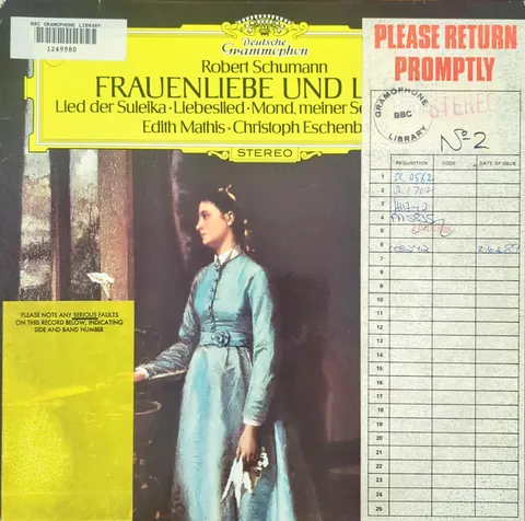 Edith Mathis: Frauenliebe und Leben op. 42 LP 2531323a Deutsche Grammophon EX