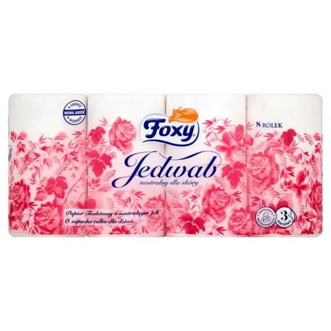 FOXY Papier toaletowy JEDWAB, 8 szt