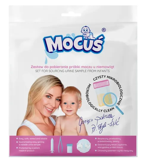 Mocuś Zestaw do pobierania próbek moczu u dzieci