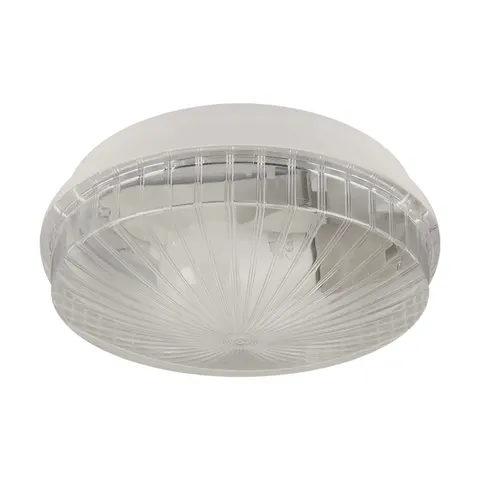 Plafoniera hermetyczna MONTE 60 CLEAR I 1xE27 max.60W IP65 fi.23cm, biała klosz przeźroczysty; 04184