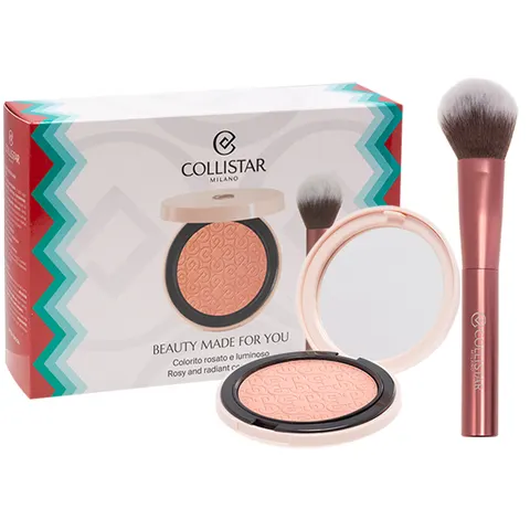 COLLISTAR SET (IMPECCABILE MAXI BLUSH 09 SIENNA 8G + BRUSH)