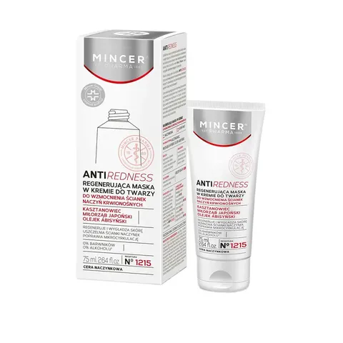 Mincer Pharma AntiRedness regenerująca maska w kremie do twarzy No.1215 75ml