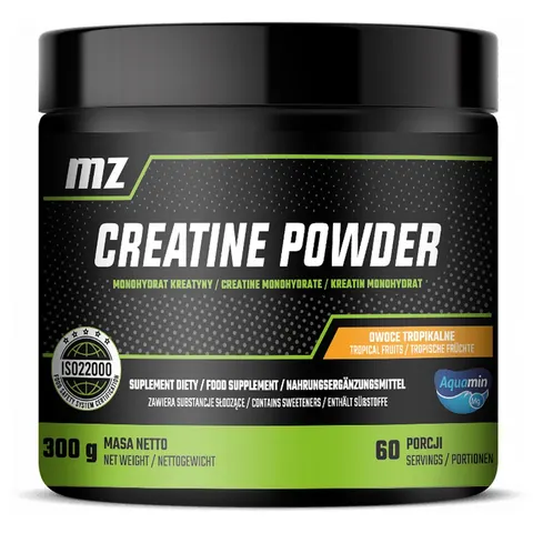 MZ Creatine Powder suplement diety owoce tropikalne 300g