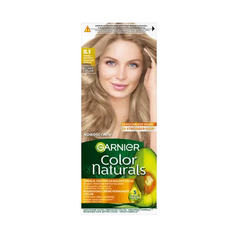 GARNIER COLOR Farba do włosów nr 8,1 JASNY BLOND, 1 op