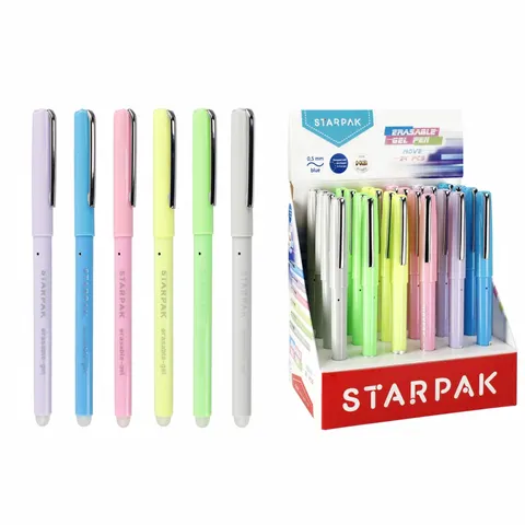 Długopis ścieralny zamykany 0.5 Move display A 24 STARPAK 507198 (opakowanie 24 szt.)
