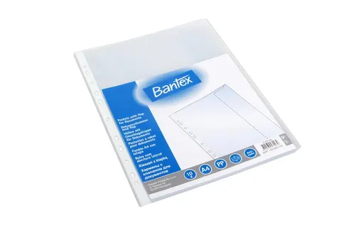 KOSZULKA GROSZKOWA Z KLAPKĄ, A4 PP, 110 mic. 10SZT