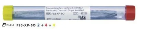 Dentystyczne paski FS3 XP SO 10 szt. diamentowe perforowane z ząbkami - asortyment